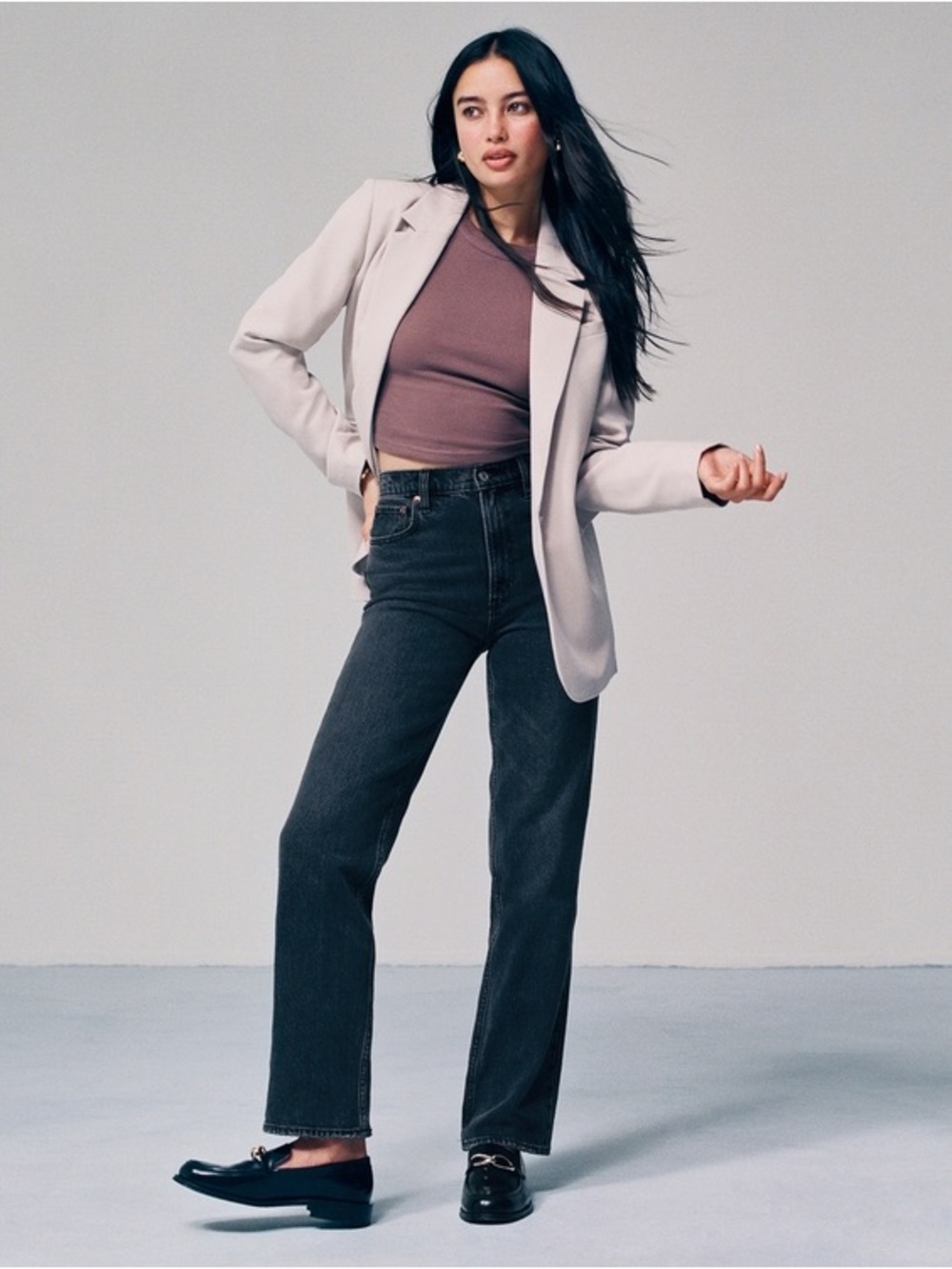 Abercrombie & Fitch Ultra High Rise 90s Straight Jean